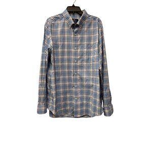 Vineyard vines Men's Size XL Performance Classic Fit Tucker Shirt Blue *Stain*